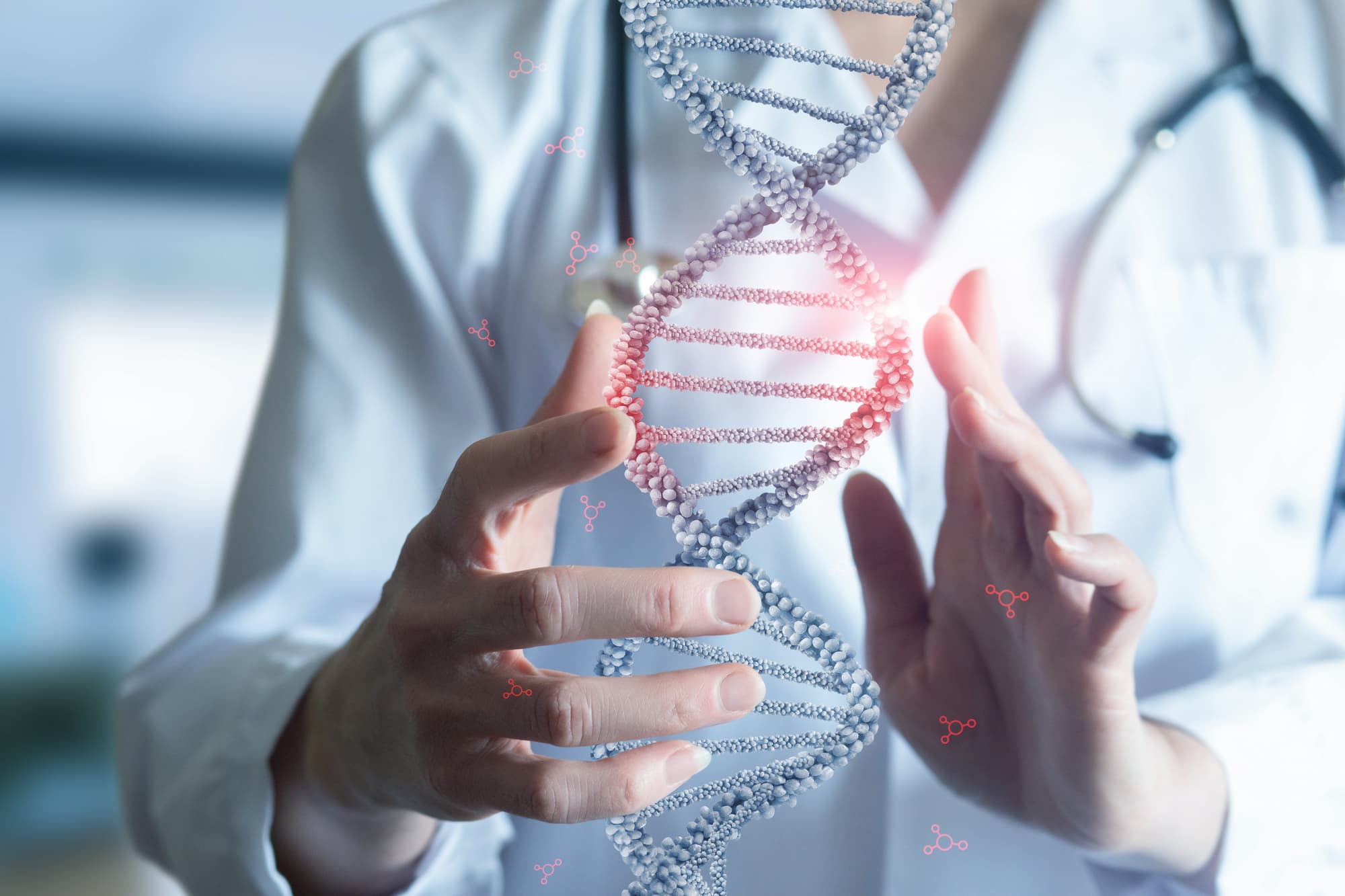 遺伝が受け口の原因の一つであることを示す遺伝子のCG