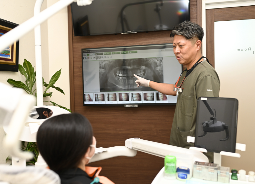 診断結果・治療計画のご説明｜くつい歯科