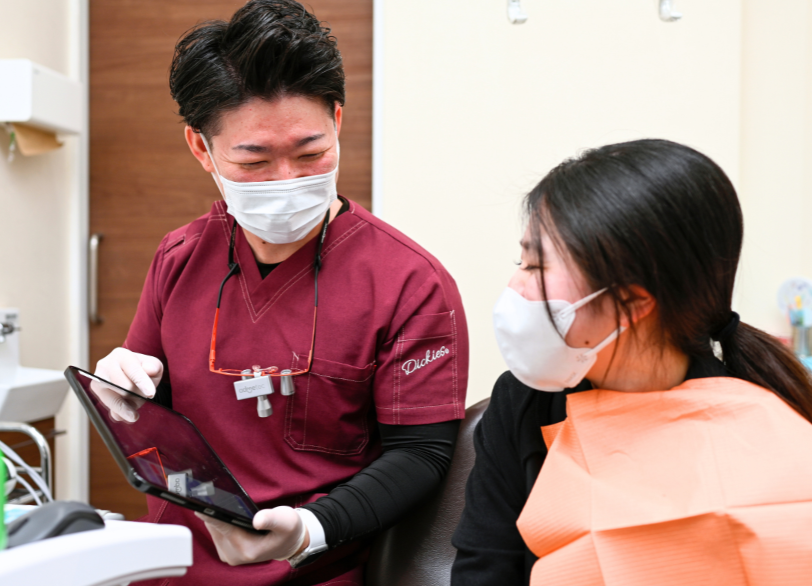 痛くない治療で、笑顔を守りたい|くつい歯科
