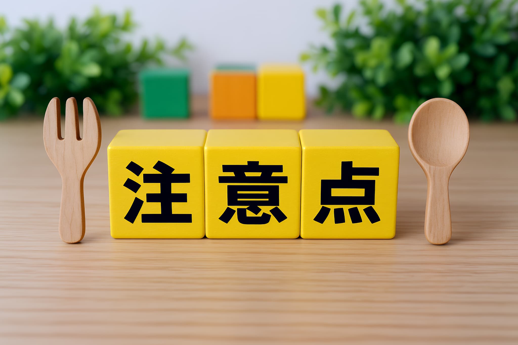 小児矯正中の食事の注意点を伝えるイメージ